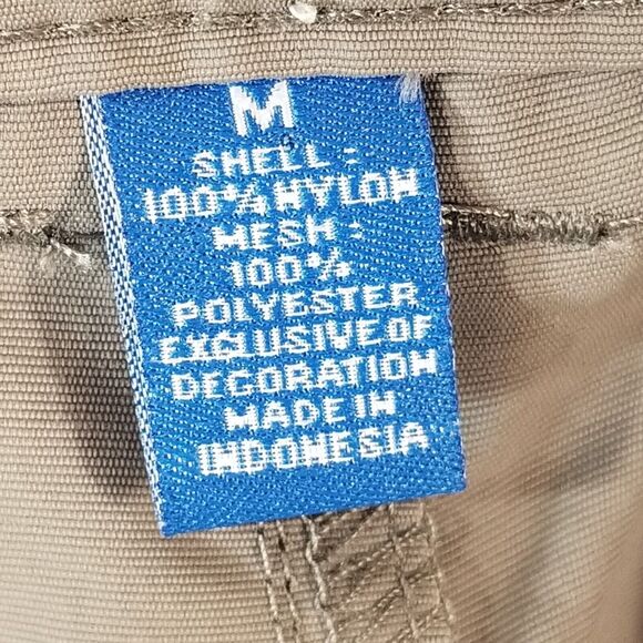 Reel Legends cargo hiking shorts Men's medium gray comfort waist outdoor fishing - Picture 14 of 14